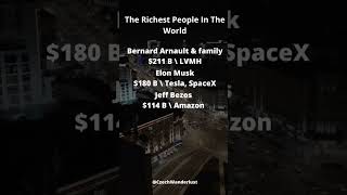 The richest people in the world