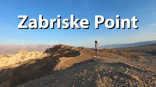 Hiking Zabriske Point at Sunrise