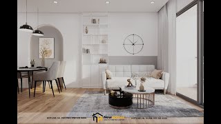 ĐIỂM NHẤN HẤP DẪN TRÊN NỀN TRẮNG_Dự án Thăng Long Capital_New Homes thiết kế và thi công nội thất