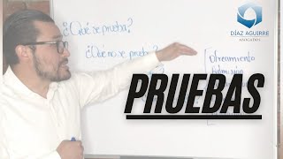 Pruebas | Díaz Aguirre Abogados