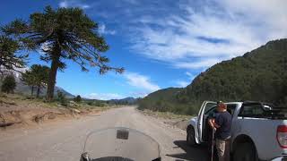 Paso Mamuil Malal en moto (KLR 650), Araucanía Andina. De Argentina a Chile. 29 Nov 2022.