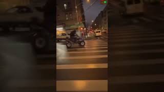 Some sketchy banshee 360s on the street #banshee #street #badass #atv #skills