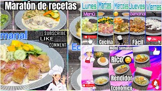 Maratón de recetas