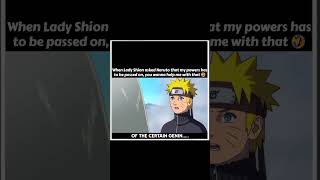 Lady Shion Asked Naruto That My Power Has To Be Passed On | Part- 1 | Naruto