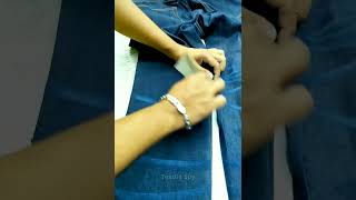 Dry Process of Denim Pant (Whisker) #shorts #reels #denim #garments #design #fashion #textile #pants