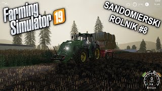 ⭐ Farming Simulator 19 Sandomierski Rolnik #8 ⭐Zwożenie Balotów Słomy