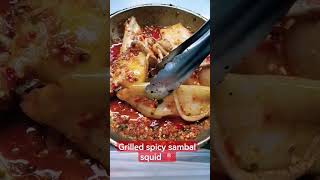 Spicy Sambal Squid      #seafood, #squid #sambal