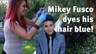 Mikey Fusco (from To Be One) dyes his hair!