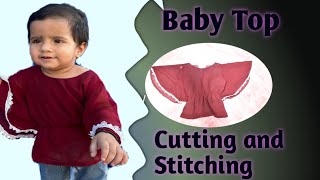 top design // baby top cutting and stitching // how to make baby top