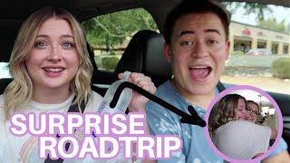 SURPRISE ROAD TRIP TO MY HOMETOWN!! | SURPRISING MY FAMILY!