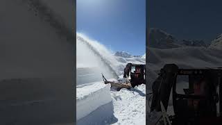 Snow Cleaning Machine #short #shorts #youtubeshorts