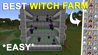 Minecraft EASY Witch Farm Best Design 1.20 Tutorial