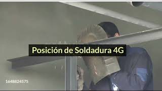 Posiciones de soldadura 1g 2g, 3g 4g