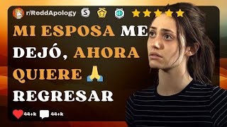 Mi esposa 👩 me dejó 💔, pero ahora me está rogando 🙏 que la acepte de vuelta 🔄Historias de Reddit