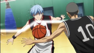 Kuroko vs Tsugawa,Seirin High vs Seiho High, Kuroko's swerving shot surprised Midorima