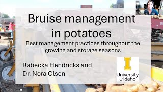 Bruise Management in Potatoes Webinar