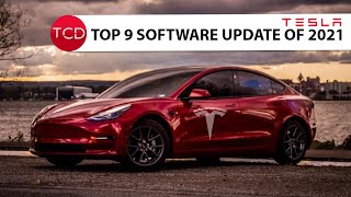 Top 9 Tesla Software Update going in 2022 - Year in Review