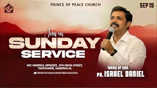 🔴🅻🅸🆅🅴 | Sunday Service |15 SEP 24 | Prince Of Peace Ministries Madurai.