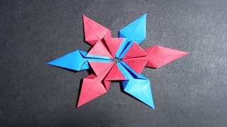 Easy Origami Paper Ninja Star Boomerang ✓ Shuriken ✓ How To Make Origami Ninja Star