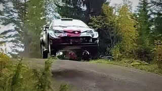 Takamoto Katsuta flying high in Rally Finland 2021 test Toyota Yaris WRC