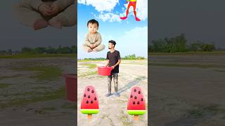 Flying crying babies Catching vs hen, parrot & puppy & yellow lizard- #funny #short