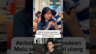 Malu sendiri saat ulang tahun #youtubeshorts