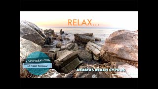 BEACH SOUND AT SUNSET FOR RELAXATION