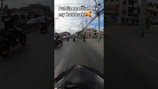 Kawasaki Moto#vlog #kawasaki​ #ninja​ #h2​ #h2r​ #bike​ #public​ #reaction​ #viral​ #shorts​