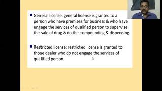 Lecture on Drugs and cosmetics act 1940 Part 6