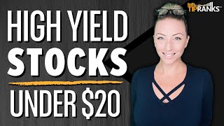 3 High Yield Dividend Stocks Under $20!! Wall Street Says 'Strong Buy' on These Dividend Stocks!