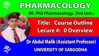 Pharmacology | Pharmacology syllabus| M. Phil pharmacology course outlines 2nd semester