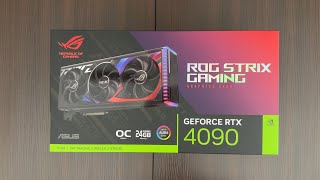 ROG Strix RTX 4090 Unboxing incl. Size Comparison