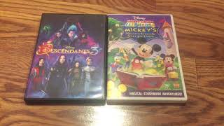 My Descendants 3 and Mickey's Storybook Surprises DVDs