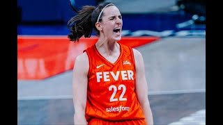 Caitlin Clark su mejor triple con indiana fever