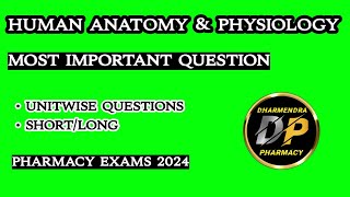 HAP D Pharma Ist Year Important Question | HAP Important Question D Pharmacy | Dharmendra Pharmacy