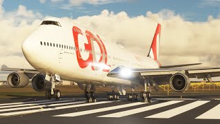 Impossible landing Boeing 747 GOL Airlines at Copenhagen Airport - MFS2020