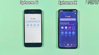 Iphone 6 VS Iphone X | Speed Test & Comparison