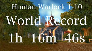 Classic WoW - Warlock 1-10 [OLD] World Record (1h 16m 46s) with commentary