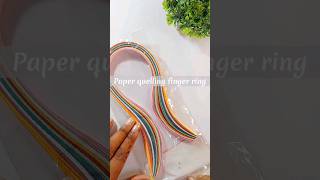 Let's make paper quelling finger ring 💜🥰 #shorts #youtubeshorts #trending #shortvideo #viralshorts