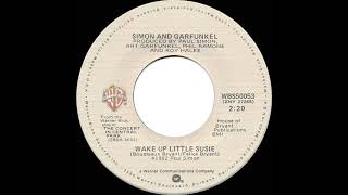 1982 HITS ARCHIVE: Wake Up Little Susie (live) - Simon and Garfunkel (stereo 45)