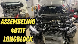 Evo X : Assembling 4b11T LongBlock (Fully Built 700+HP)