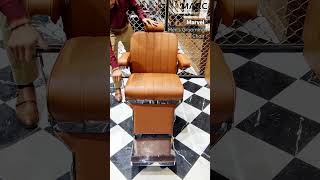 Marvel Barber chair in Chrome finish #marvelous  #shorts #barberchair #salonfurniture 📞+919205500695