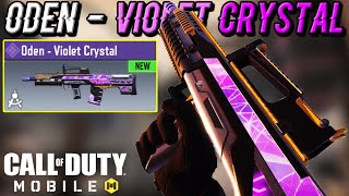 ODEN VIOLET CRYSTAL BLUEPRINT GAMEPLAY in COD MOBILE