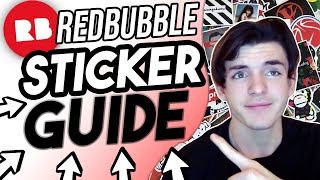 EASY Redbubble Sticker Tips -  DO THESE TO CATAPULT Your Sales!