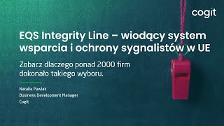 EQS Integrity Line - wiodący system wsparcia i ochrony sygnalistów w UE