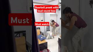 "Hilarious Doorbell Prank with Sound Box | Friend's Funniest Reaction 👿😠😡#trending #funny #angry