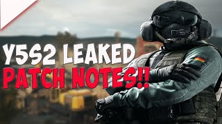 New Op Gadgets Detailed! Jager Gets NITRO!? Year 5 Season 2 Patch LEAKED | Rainbow Six Siege News