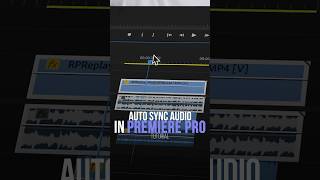 Auto Sync Audio in Premiere Pro Tutorial