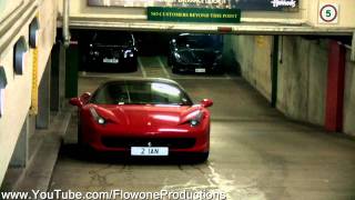 [HD] Ferrari 458 Italia, Ferrari 599 & Bentley Continental GT Convertible