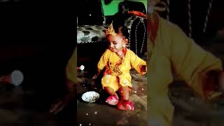 #viralsong  pyara sa cute sa krishna ❤❤❤ #cutebaby #thesinger #devotionalsong